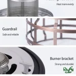 جنس بخاری گازی دو منظوره نیچرهایک کد NH20RJ008