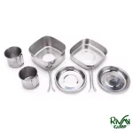 ست ظروف آشپزی استیل ۶ تکه چانوداگ مدل FX-9115-2