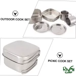 ست ظروف آشپزی استیل ۶ تکه چانوداگ مدل FX-9115-2