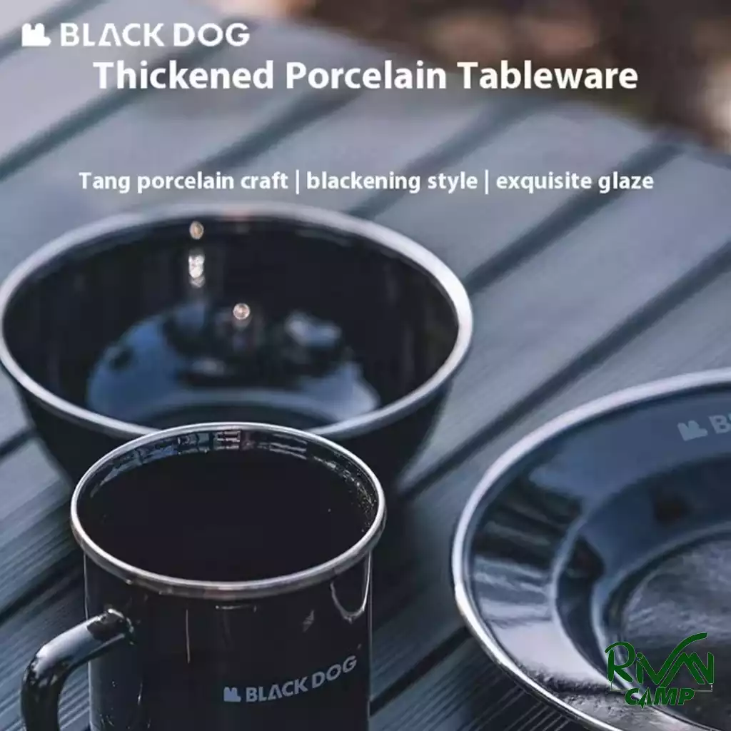 BLACKDOG Premium Black Cup CBD2450CF018-3 لیوان مینای غلیظ بلک داگ مدل CBD2450CF018