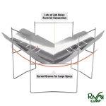 اجاق هیزمی تاشو چانوداگ مدل FX-9188