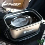 ست ظروف استیل دولایه چانوداگ مدل FX-9372 مناسب 2 نفر