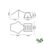 چادر کمپینگ نیچرهایک مدل CNK2300ZP014