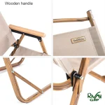 جنس میله های صندلی تاشو MW02 نیچرهایک مدل NH19Y002-D