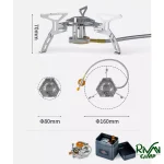 ابعاد سرشعله شلنگ دار نیچرهایک مدل NH21RJ009