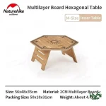 میز شش ضلعی چند لایه نیچرهایک مدل NH21JU004