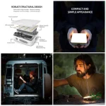 چراغ شارژی نیچرهایک مدل NH18Y001-A