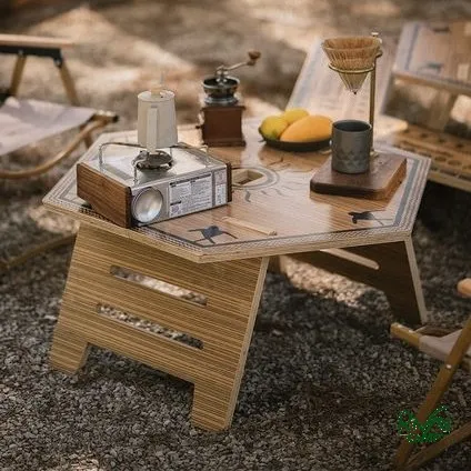 میز شش ضلعی چند لایه نیچرهایک مدل NH21JU004