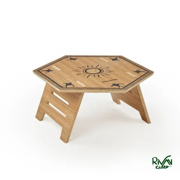 میز شش ضلعی چند لایه نیچرهایک مدل NH21JU004