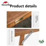 میز تاشو چوبی نیچرهایک مدل NH20JJ037