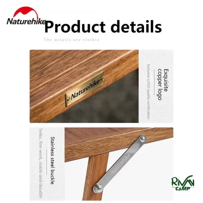 میز تاشو چوبی نیچرهایک مدل NH20JJ037
