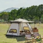 جنس پارچه چادر اتوماتیک ۶ نفره نیچرهایک مدل CNH22ZP007