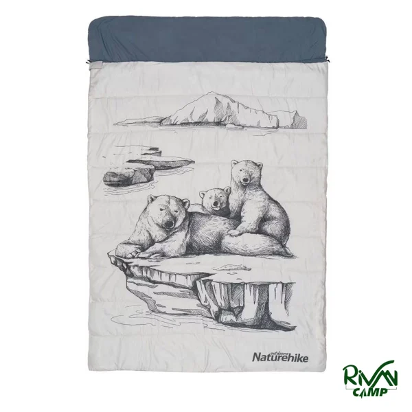 طراحی کیسه خواب دونفره نیچرهایک مدل NH21MSD06 DBL250