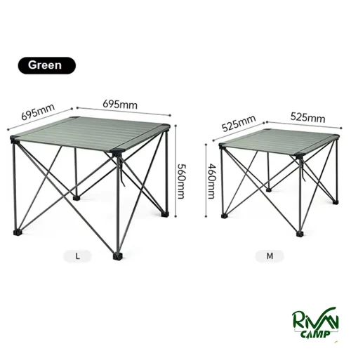 ابعاد میز آلومینیومی نیچرهایک مدل CNK2450JJ013