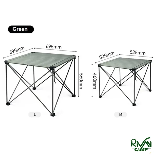 ابعاد میز آلومینیومی نیچرهایک مدل CNK2450JJ013
