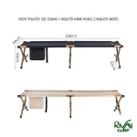 ابعاد تخت تاشو XJC03 نیچرهایک مدل NH19X003-C