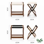 ابعاد در حالت باز چهار پایه تاشو قابل حمل نیچرهایک مدل NH20JJ014