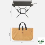 ابعاد میز تاشو هیزم نیچرهایک مدل NH22JU023