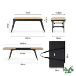 ابعاد میز IGT نیچرهایک مدل NH22JU010