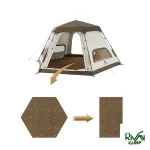 جنس پارچه کف داخلی چادر اتوماتیک ۶ نفره نیچرهایک مدل CNH22ZP007