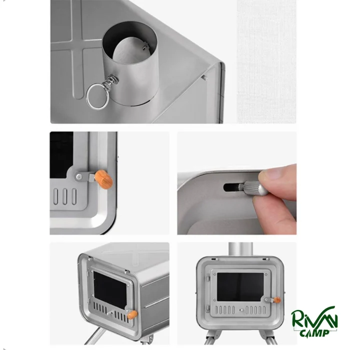 جزئیات اجاق چادری تیتانیومی نیچرهایک مدل NH21RJ008