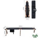 ابعاد بسته بندی تخت تاشو XJC03 نیچرهایک مدل NH19X003-C