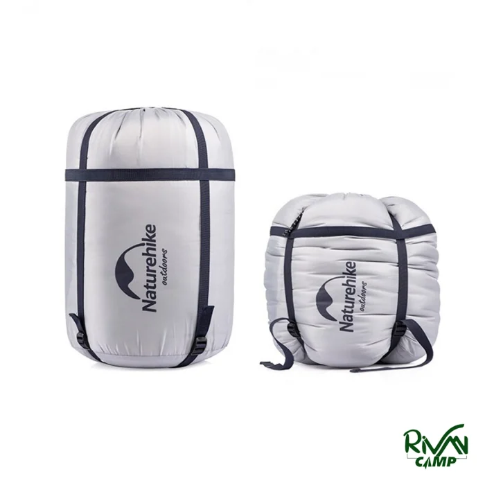 ابعاد در حالت جمع شده کیسه خواب دونفره نیچرهایک مدل NH21MSD06 DBL250