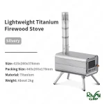 ویژگی های اجاق چادری تیتانیومی نیچرهایک مدل NH21RJ008