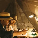 طراحی چراغ کمپینگ گیره‌دار نیچرهایک مدل NH22ZM002