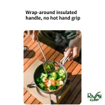 ظرفیت تابه آلومینیومی ۱۸ سانتی‌متری نیچرهایک مدل CNK2450CF010