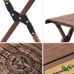 جنس میز تاشو چوبی نیچرهایک مدل NH21JJ001