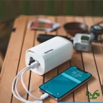 پمپ باد شارژی و پاور بانک چند منظوره نیچرهایک مدل NH18Q001-A