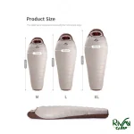 اندازه های مختلف کیسه خواب نیچرهایک مدل SnowBird7 NH20YD001