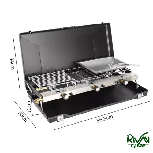 باربیکیو گازی دو شعله چانوداگ مدل FX-5340