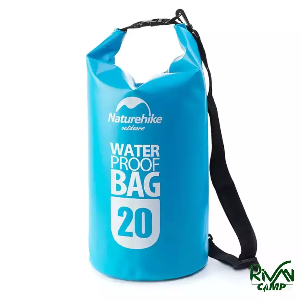 درای بگ ضد آب 500D دریایی 20 لیتری نیچرهایک مدل FS15M020-J رنگ آبی