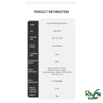 چراغ ریسه ای 20 متری سولار نیچرهایک CNH22DQ027