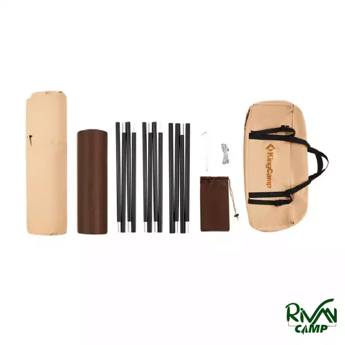 چادر سرخ پوستی کینگ کمپ مدل KHAKI-KT2219