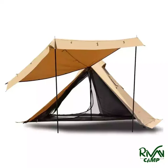 چادر سرخ پوستی کینگ کمپ مدل KHAKI-KT2219