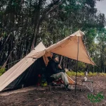 چادر سرخ پوستی کینگ کمپ مدل KHAKI-KT2219