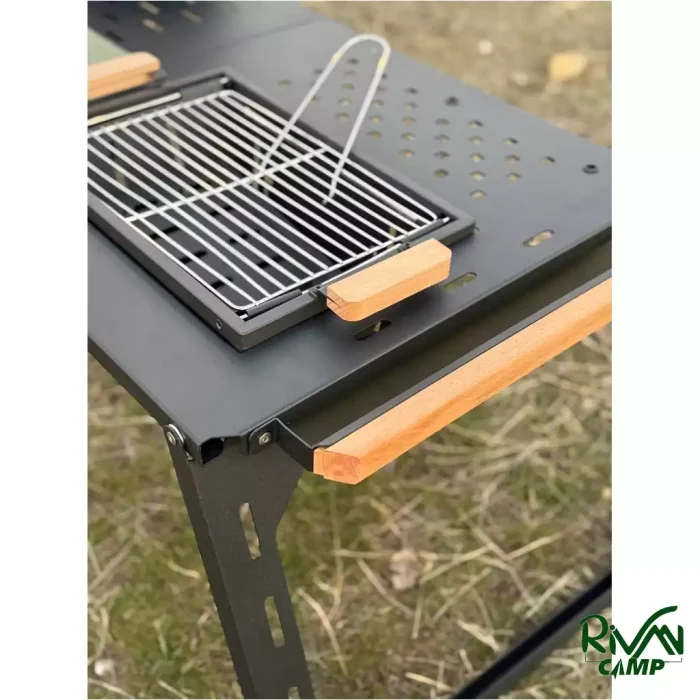 میز کمپینگ باربیکیو دار و لنسر دار moonrook مدل FX-7165