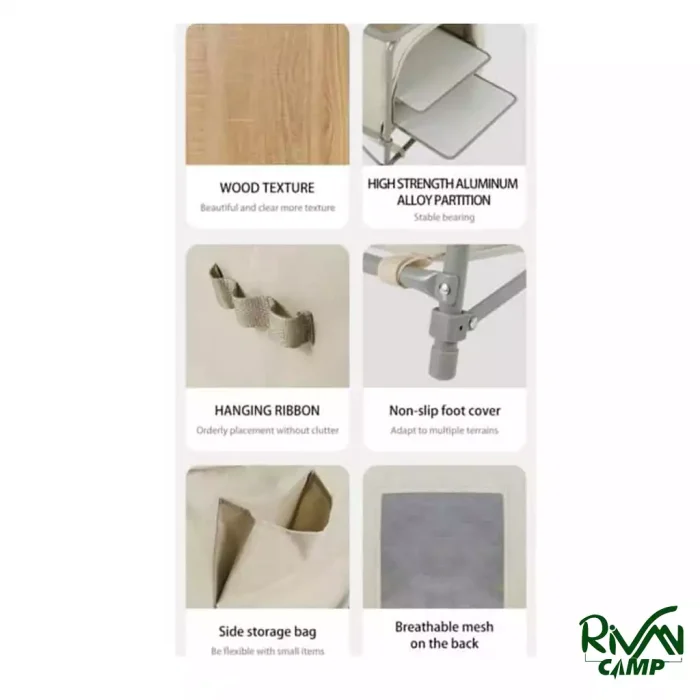 میز کمددار نیچرهایک مدل CNH22JU031