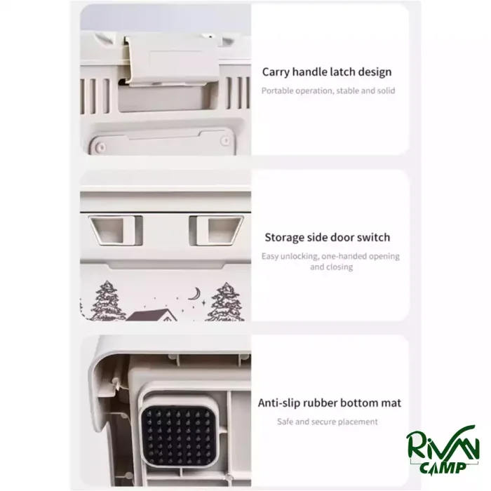جعبه وسایل 50 لیتری نیچرهایک مدل CNH22SN019