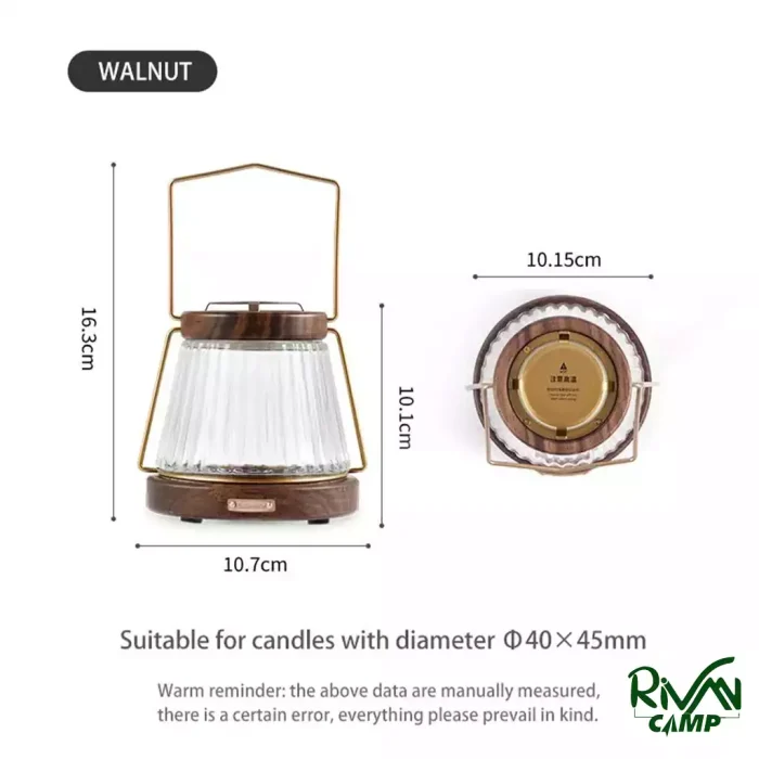 ابعاد چراغ فانوسی نیچرهایک مدل CNH22DQ018