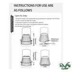 چراغ فانوسی نیچرهایک مدل CNH22DQ018