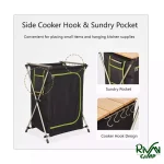 میز آشپزی کابینت‌ دار نیچرهایک مدل اتپا AC2001