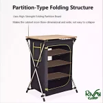 میز آشپزی کابینت‌ دار نیچرهایک مدل اتپا AC2001