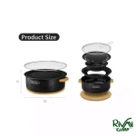 اجاق گاز گرد رومیزی نیچرهایک مدل CNK2550CF010