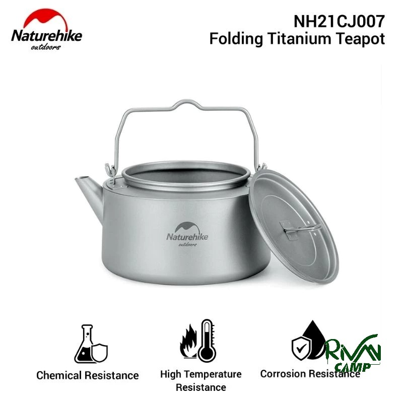 کتری تیتانیوم یک لیتری نیچرهایک مدل NH21CJ007