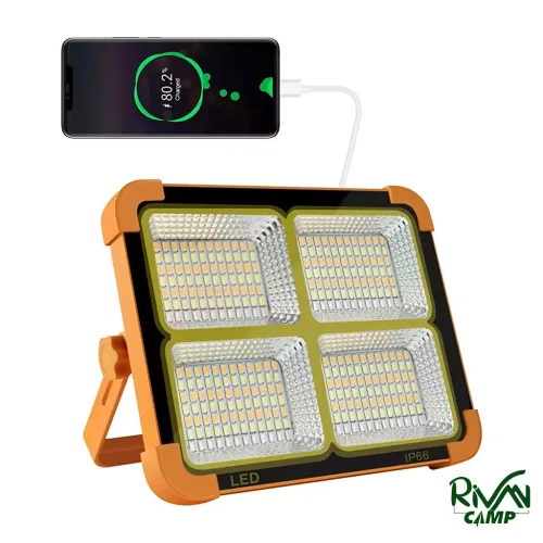 پروژکتور شارژی خورشیدی مدل SL-D8