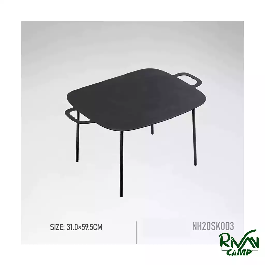 ماهیتابه باربیکیو نیچرهایک با پایه فلزی نچسب مدل NH20SK003